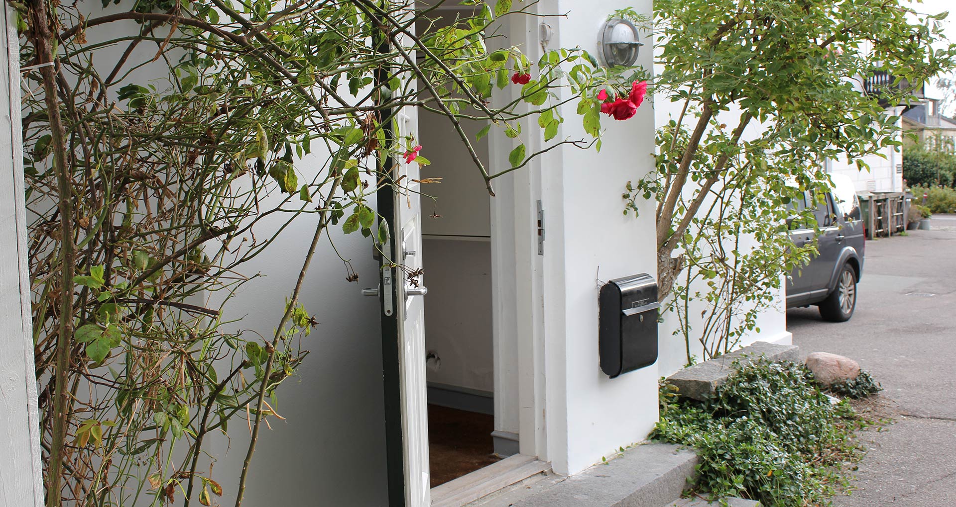 entrance to familly room I Skovshoved Hotel