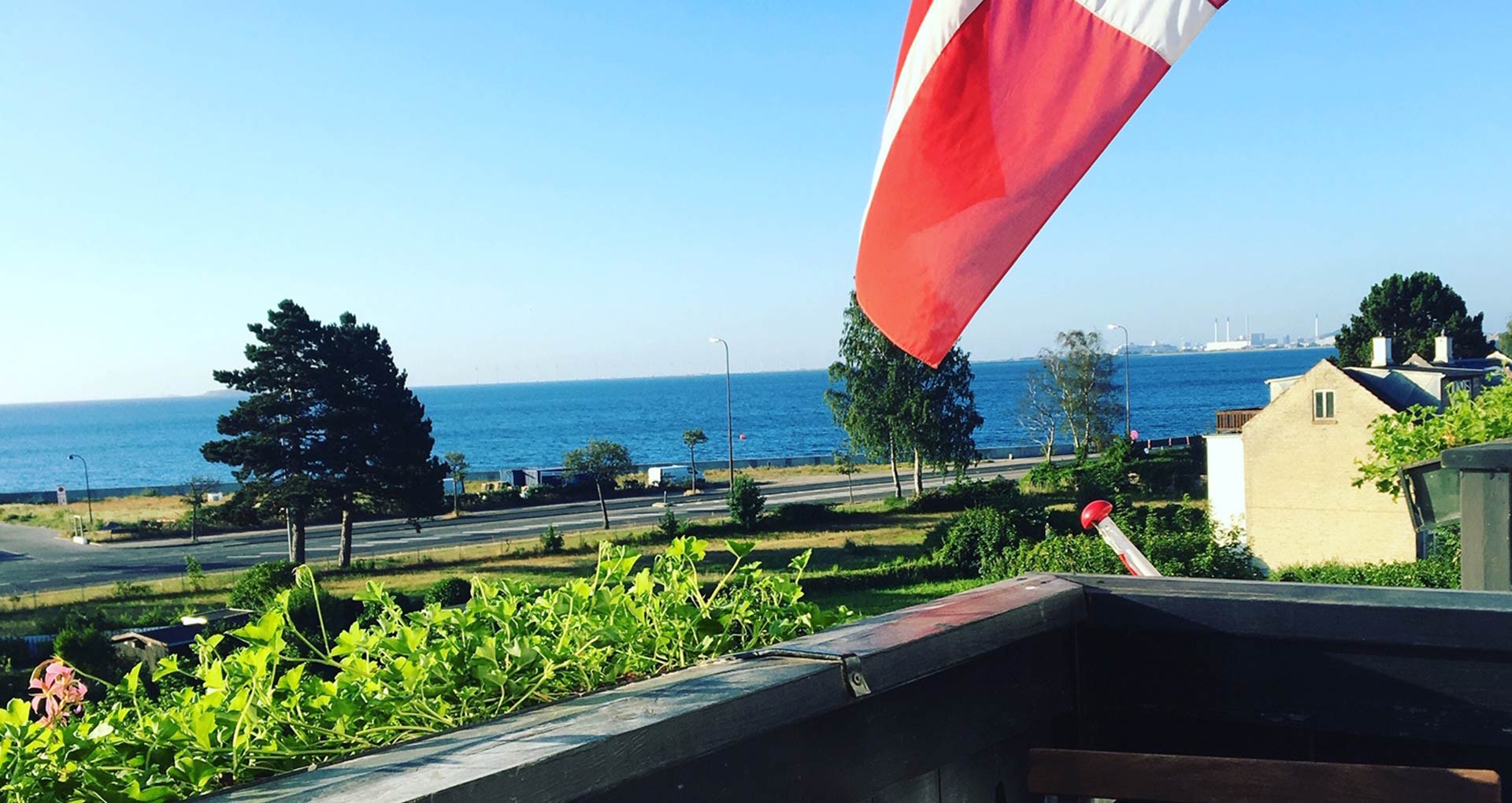 Sea view from balcony | Skovshoved Hotel