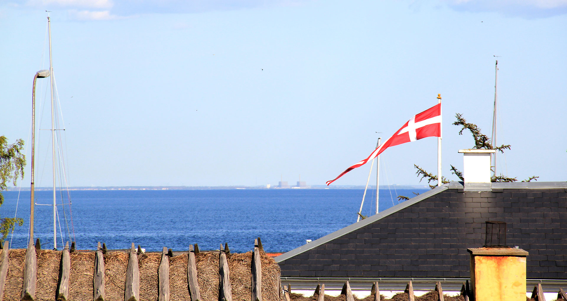 View to The Sound ('Øresund') from hotel room I Skovshoved Hotel
